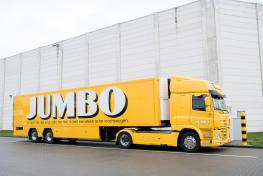 De e-truck voor Jumbo
